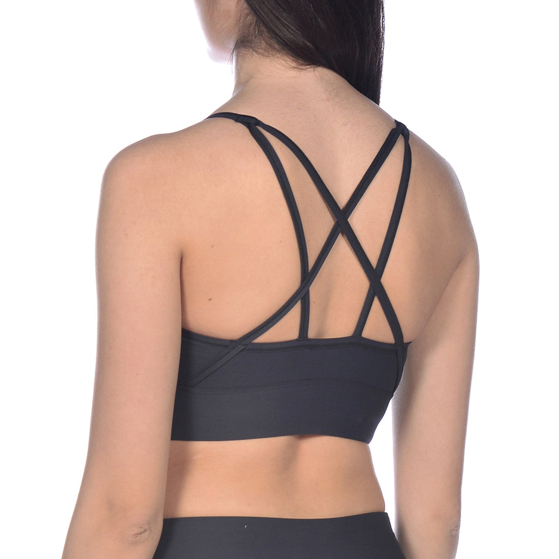 Arena Women Gym Bra Top Cross Straps US