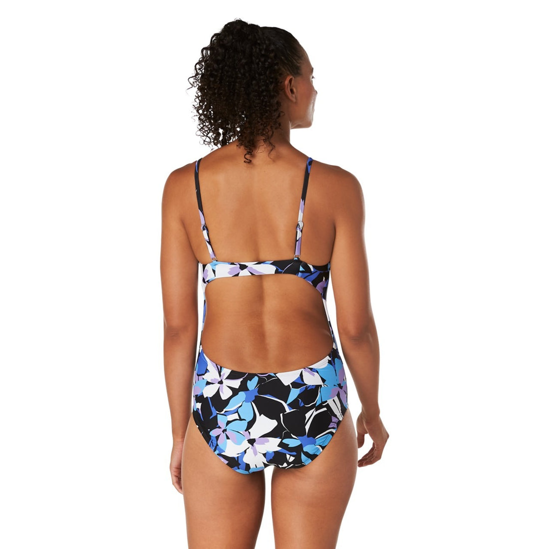 Speedo Women's Print V Neck 1 Pc