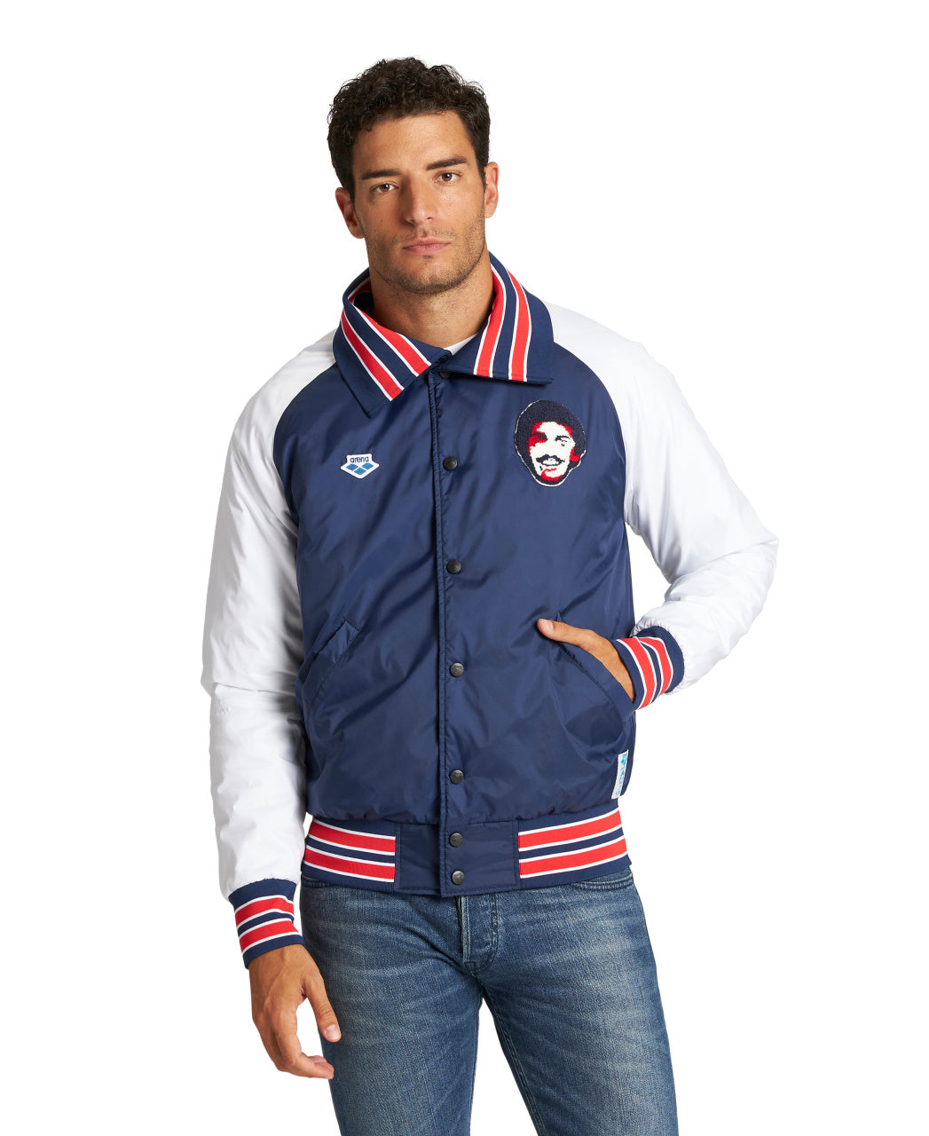 Arena Men's Mark Spitz Bomber Jacket