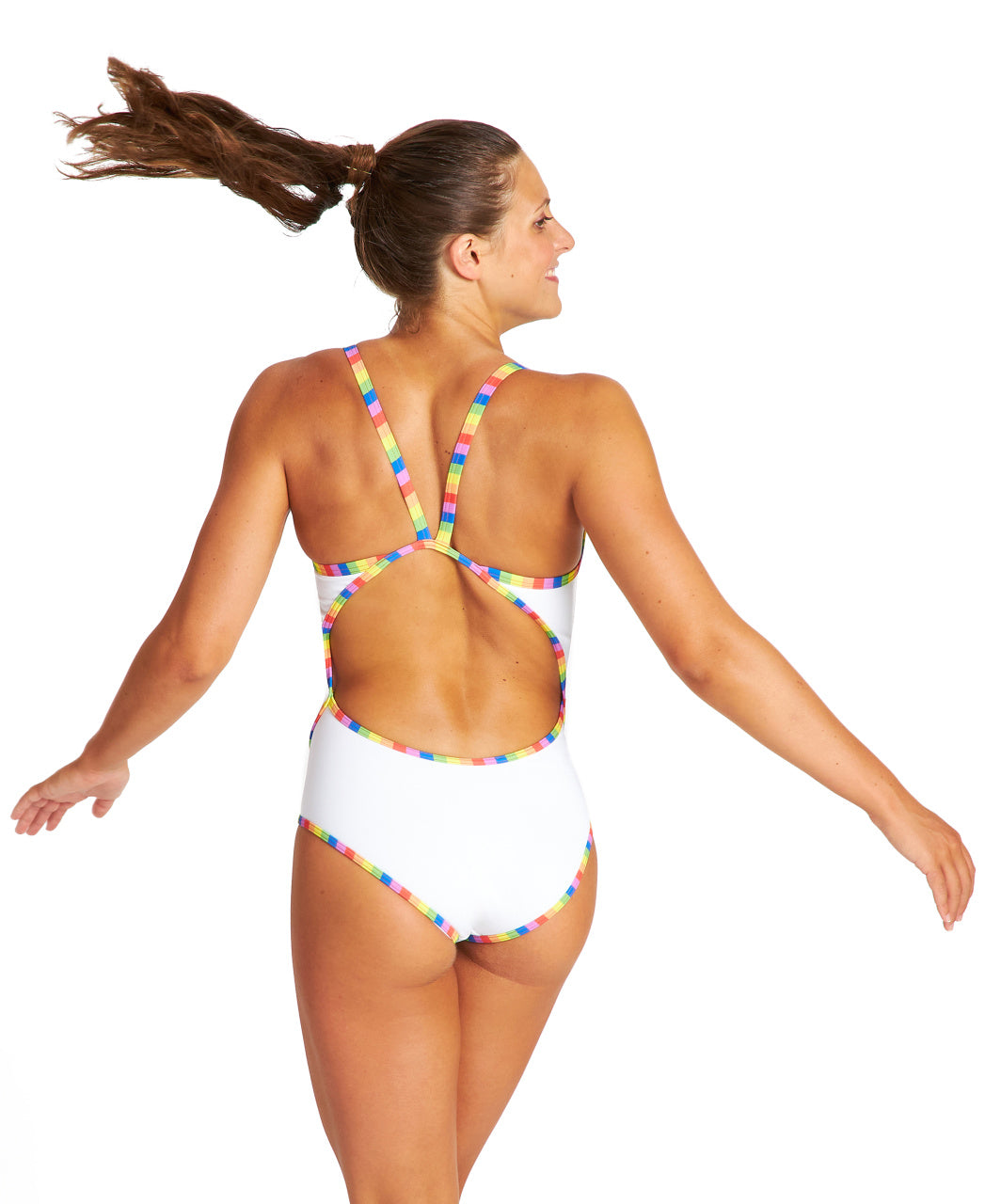 Arena Woman Pride Logo Superfly Back One Piece