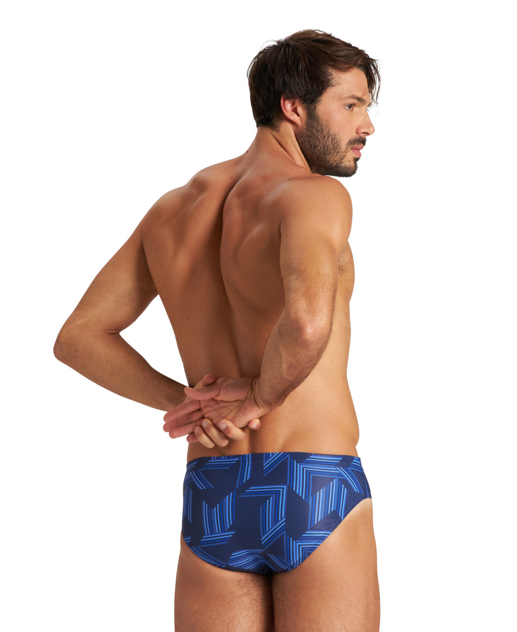 Arena Men's Puzzled Brief Extended Colors