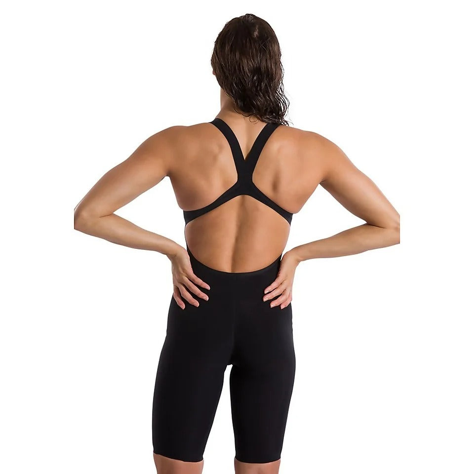 Speedo Fastskin LZR Pure Valor Open Back Kneeskin Tech Suit Swimsuit