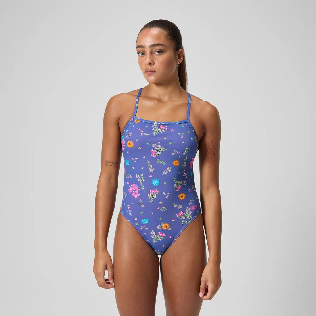 Speedo Women's Printed One Back One Piece Swimsuit