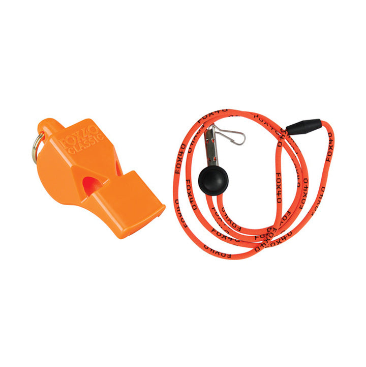 Fox 40 CLASSIC SAFETY whistle with lanyard