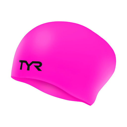 Tyr Long Hair Swim Cap WRINKLE-FREE Junior