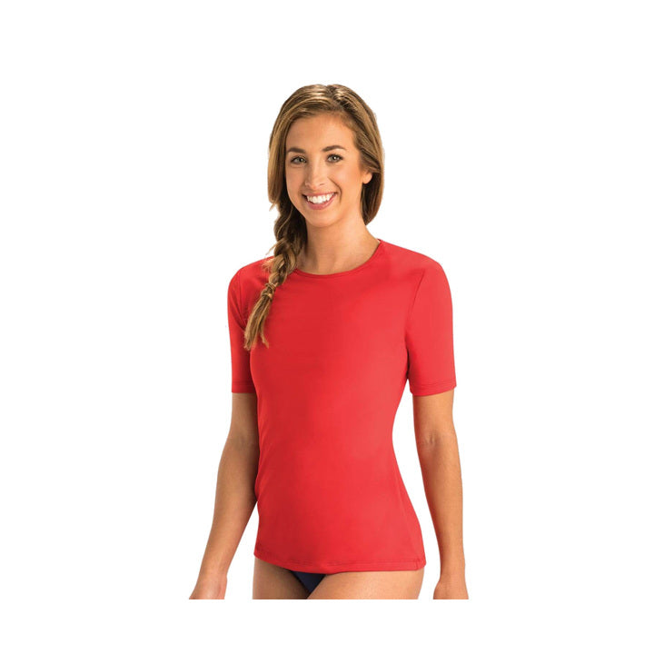 Dolfin Women's Rash Guard CREW Neck SS