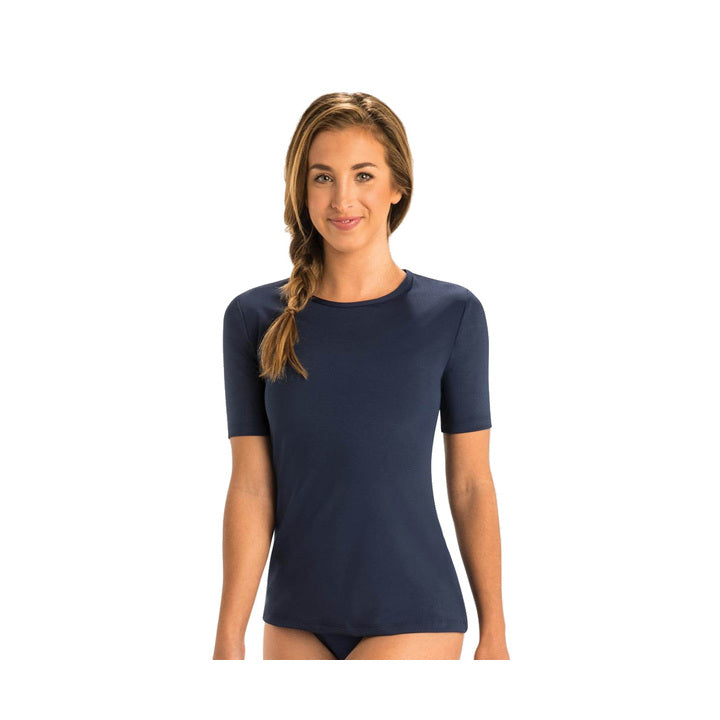 Dolfin Women's Rash Guard CREW Neck SS