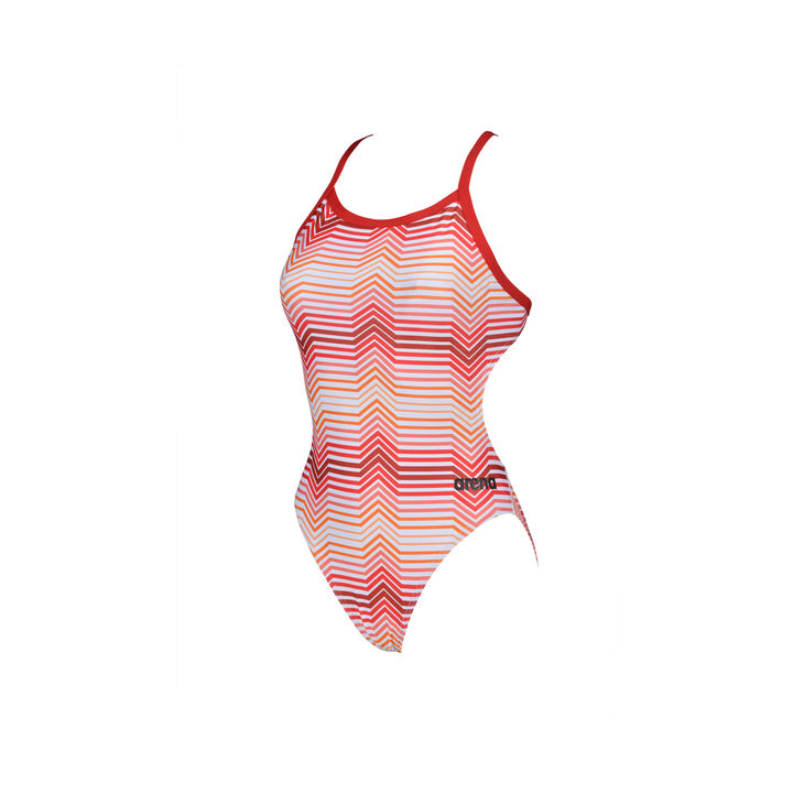 Arena Swimsuit Multicolor Stripes Challenge Back