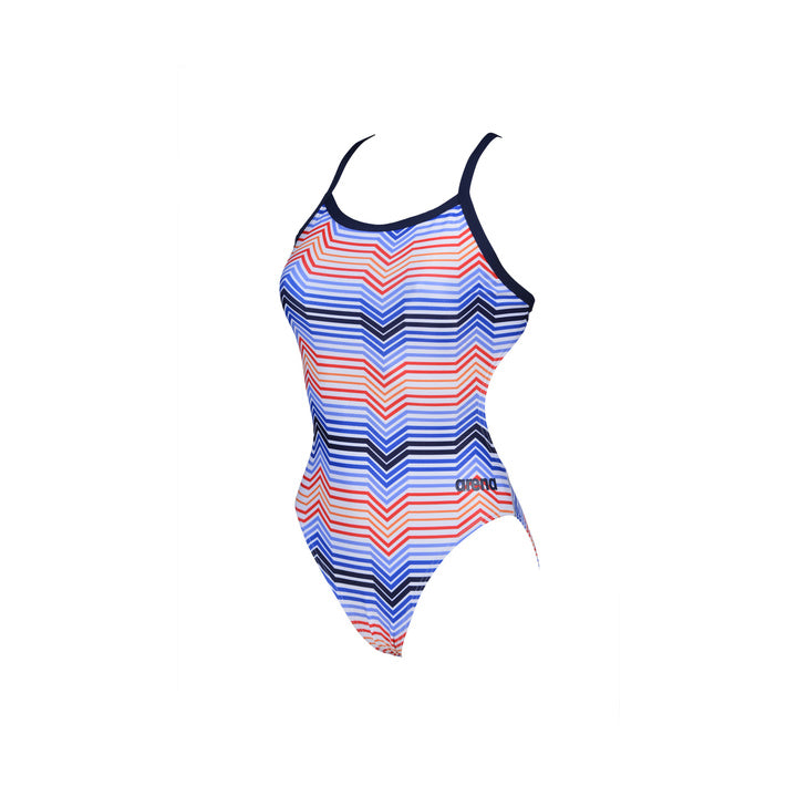 Arena Swimsuit Multicolor Stripes Challenge Back