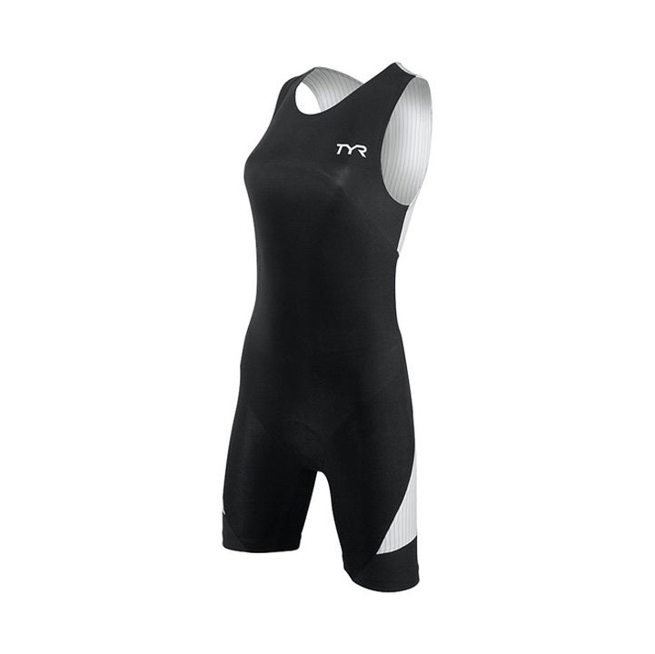 TYR Tri Suit Women's Carbon Zipper Back Short John W/Pad