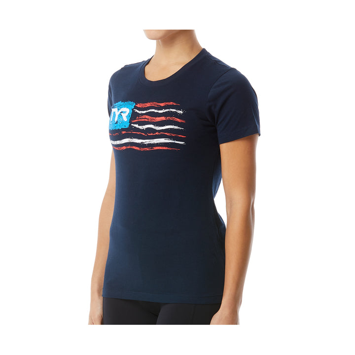 TYR Women's Let Freedom Swim Graphic Tee