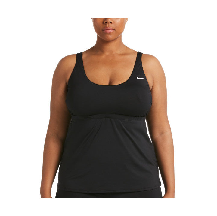 Nike Plus Size Essentials Scoop Neck Tankini Top