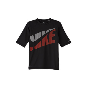 NIKE Boys' Swim Shirt Tilt Short Sleeve Hydroguard