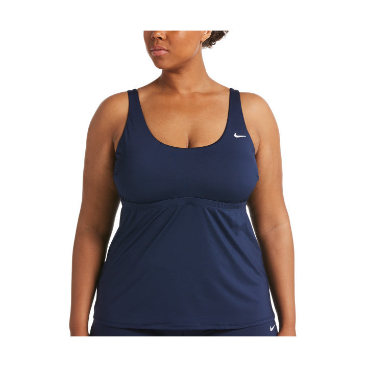 Nike Plus Size Essentials Scoop Neck Tankini Top