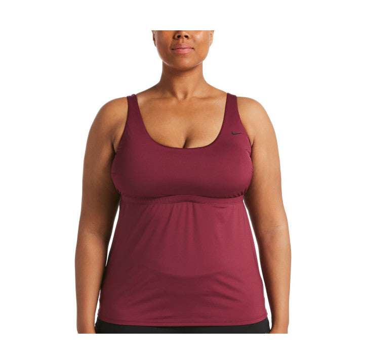 Nike Plus Size Essentials Scoop Neck Tankini Top