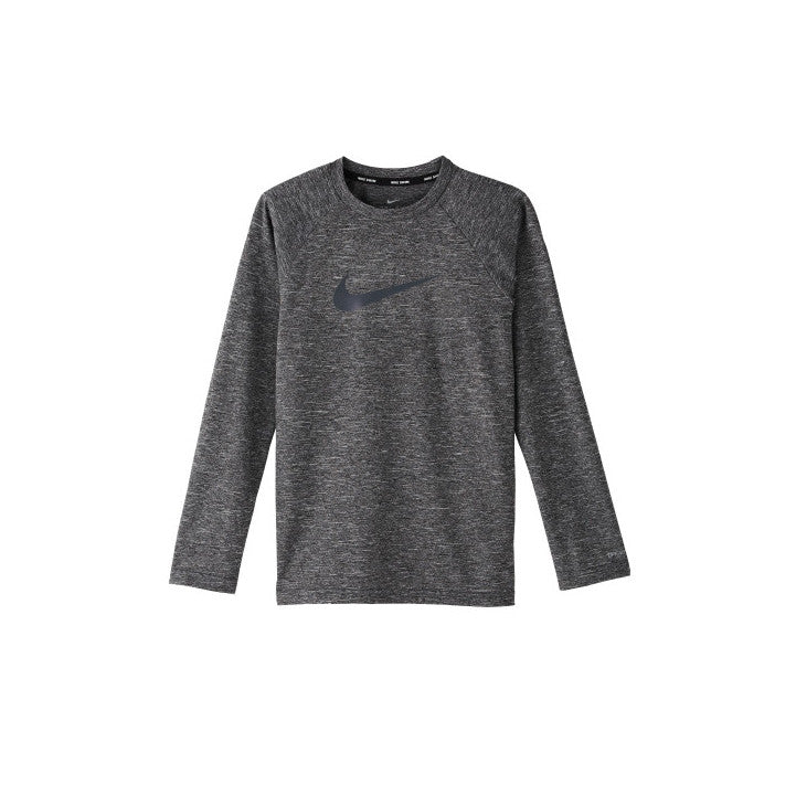 Nike Boys' Heather Long Sleeve Hydroguard Swim Top