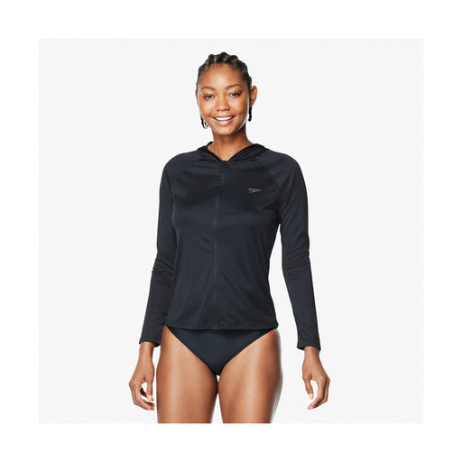 Speedo Women's Active Swim Tee Long Sleeve With Hood