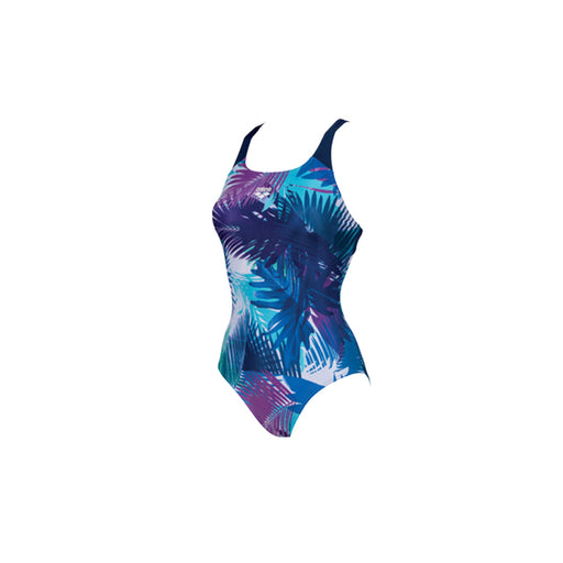 Arena W Palm Print Swim Pro Back One Piece