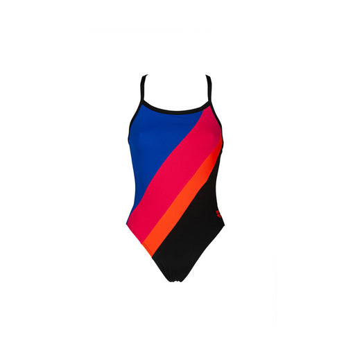 Arena W Diagonal Stripe Challenge Back One Piece