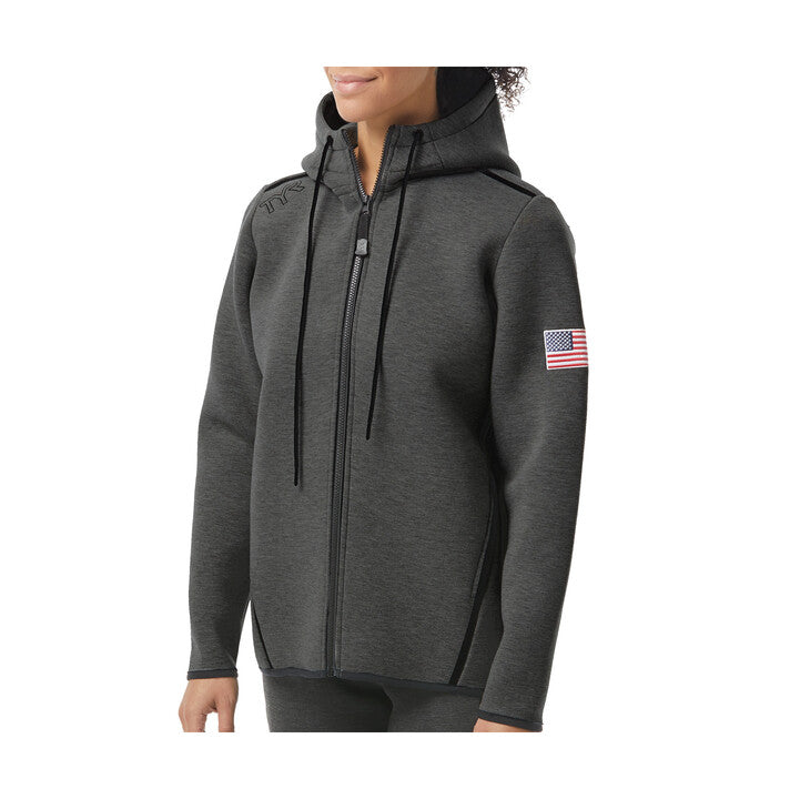 Tyr Womenâ€™S Usa Elite Team Full Zip Hoodie