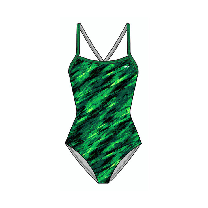 TYR Girl's Vitric Diamondfit One Piece Swimsuit