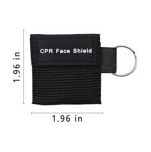 CPR Face Shield Mask Keychain Keying CPR Face Shields Pocket Mask for First Aid or CPR Training