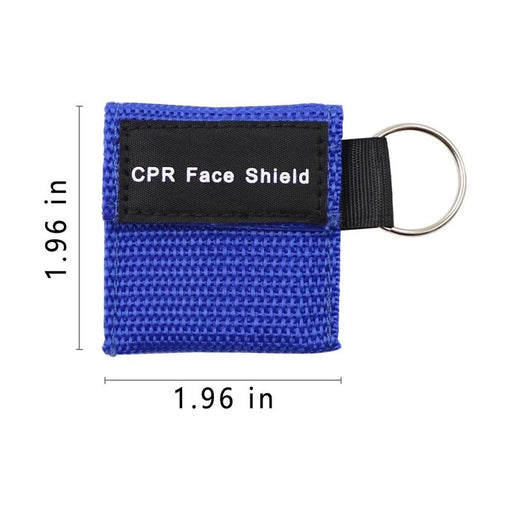 CPR Face Shield Mask Keychain Keying CPR Face Shields Pocket Mask for First Aid or CPR Training