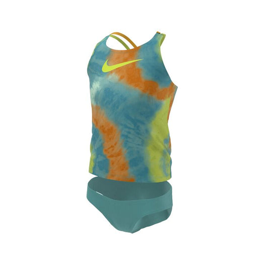 Nike Girls Tie Dye Spiderback Tankini Set