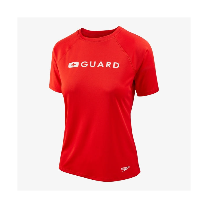 Womens Guard S/S Solid Swim Tee