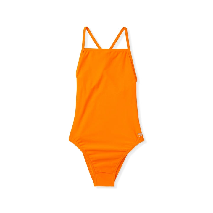 Speedo Womens Solid T-back One Piece