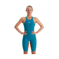 Speedo Fastskin LZR Pure Valor Open Back Kneeskin Tech Suit Swimsuit