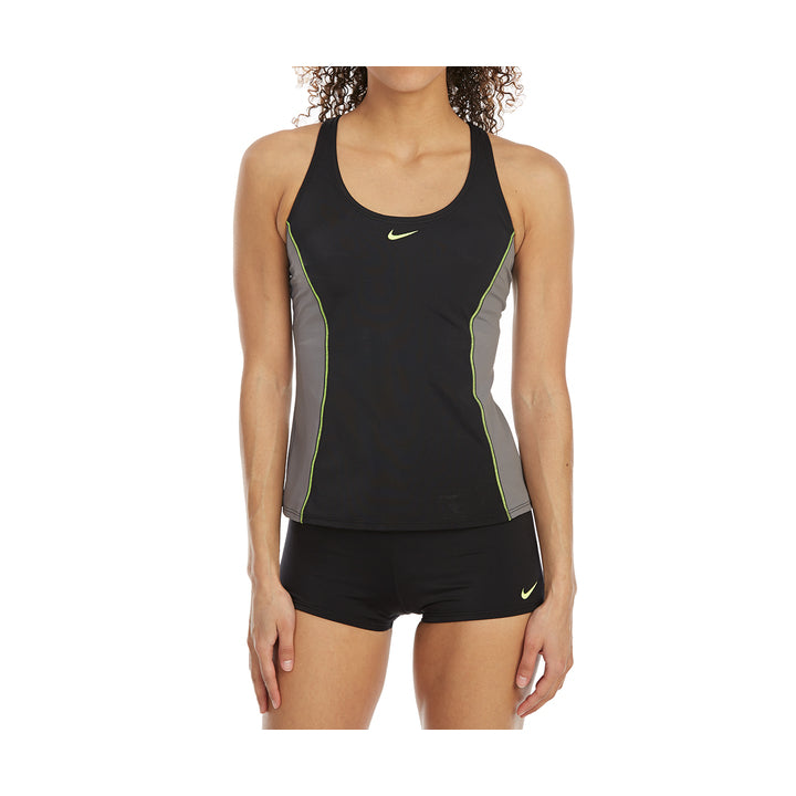 Nike Color Surge Powerback Tankini Short Set