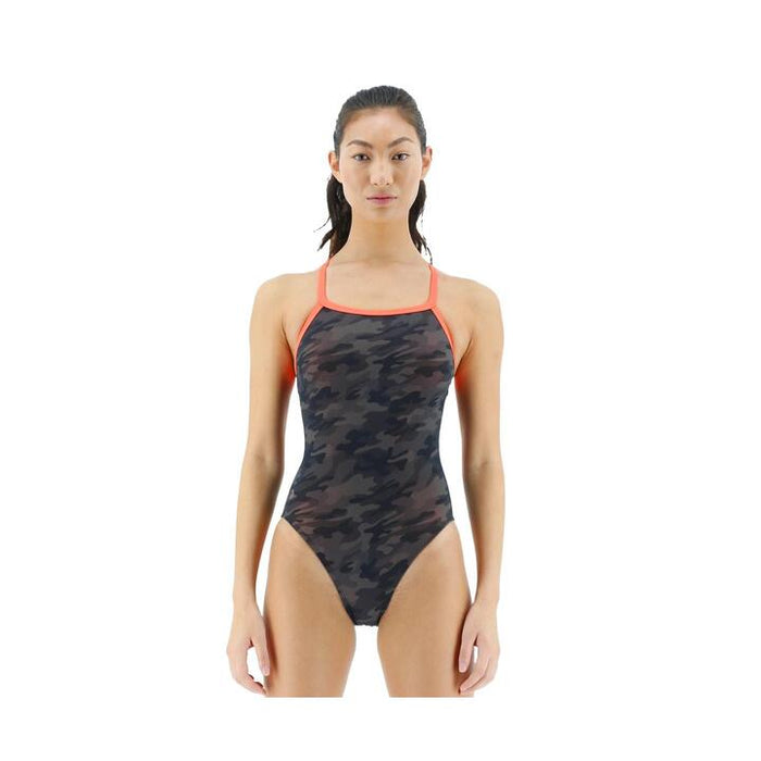 TYR WOMEN'S BLACKOUT CAMO DIAMONDFIT SWIMSUIT