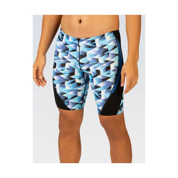 Dolfin Reliance Men's Molten Blue Printed Jammer Swimsuit