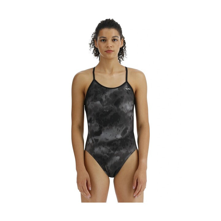 TYR Durafast Elite Women's Crosscut Tieback Swimsuit - Turbulent