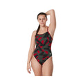 Speedo Womens Endurance Ruse Blocks Flyback Swimsuit