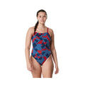 Speedo Womens Endurance Ruse Blocks Flyback Swimsuit