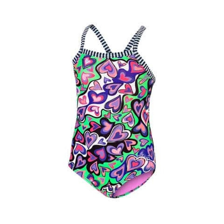 Little Dolfin Girls One Piece Swimsuit