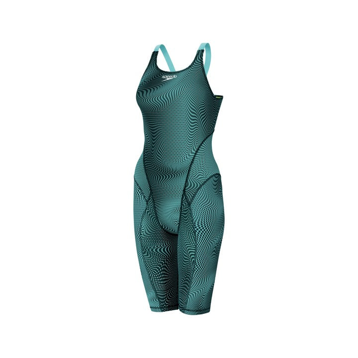 Speedo Vanquisher Print Open Back Kneeskin Tech Suit