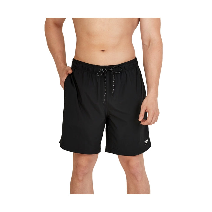 Speedo Men's Standard Swim Trunk Mid Length Redondo Solid