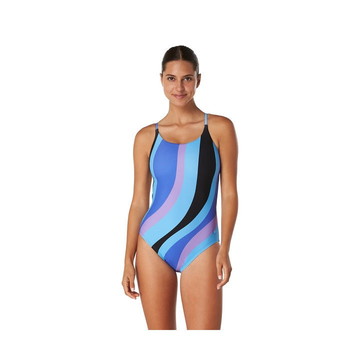 Speedo Print Double Cross Back 1 Pc