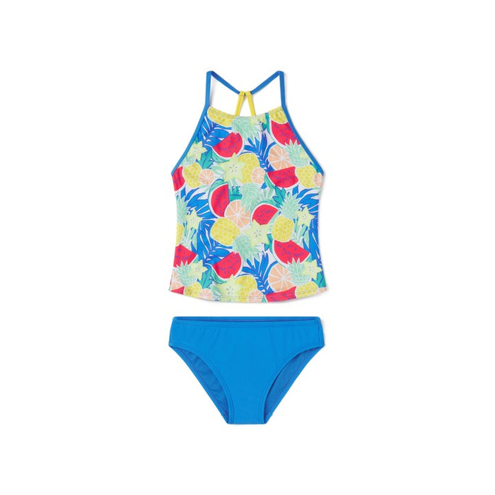 Speedo Print High Neck Tankini Set