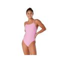 Speedo Womens Solid T-back One Piece