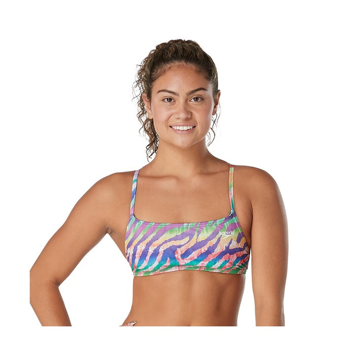 Speedo Pride Collection Pride Printed Strappy Fixed Back Top