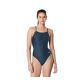 Speedo Womens Solid the One Back One Piece