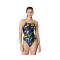 Speedo Womens Endurance Ruse Blocks Flyback Swimsuit