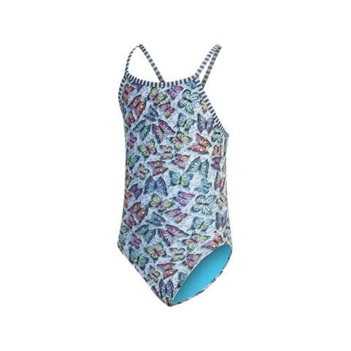 Dolfin Uglies Girl's Off Beat Keyhole Back One Piece Suit