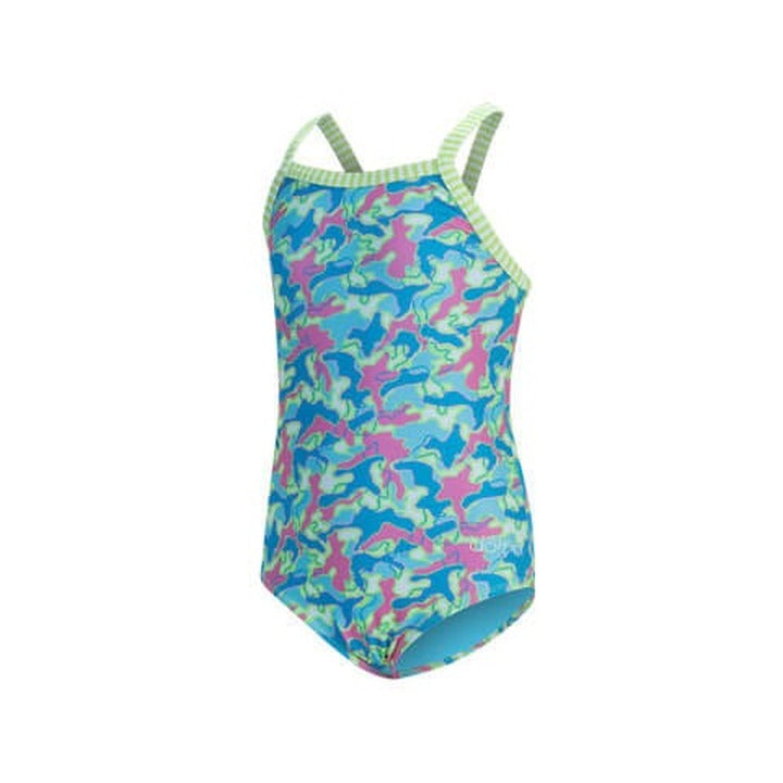 Little Dolfin Girls One Piece Swimsuit