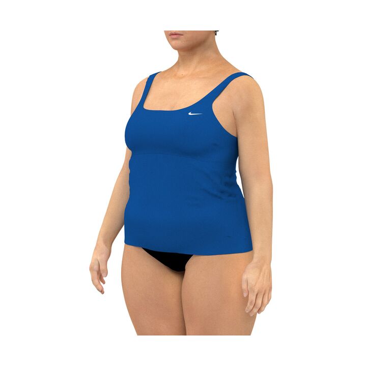 Nike Plus Size Essentials Scoop Neck Tankini Top