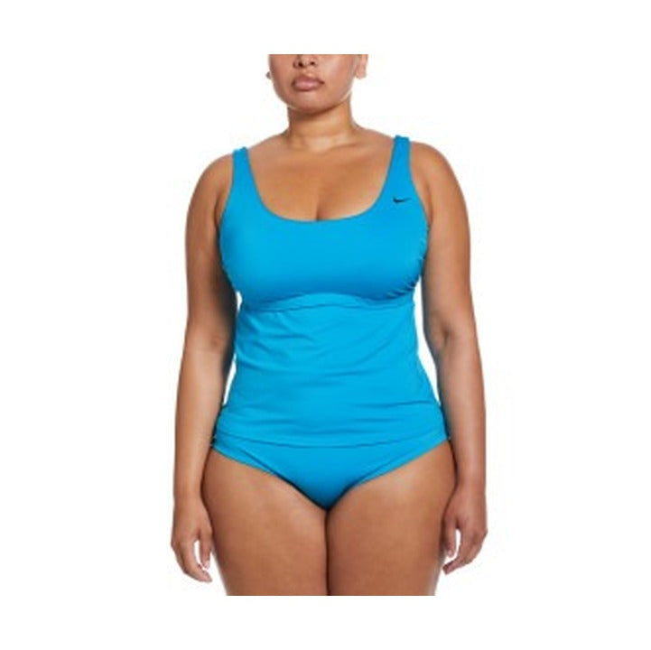 Nike Plus Size Essentials Scoop Neck Tankini Top